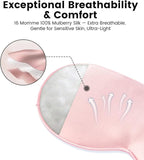 Formé & Found Silk Sleep Mask for Men & Women, 100% 6A Mulberry Silk, 16 Momme - Image 2