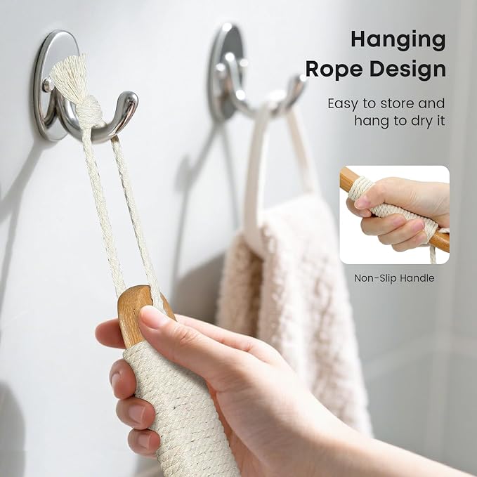 eaxun Bamboo Back Scrubber - Image 7
