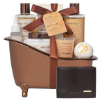 Fathers Day Gifts for Men Dad Birthday Gifts Spa Kit Cedar & Bergamot Scents by SaintRoy