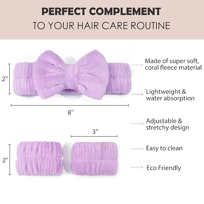 Ayesha Spa Headband and Wristband Set - Image 2
