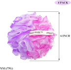 PPHAO - Extra Large Soft Mesh Net Luffa Loofa Loufa Puff - Loofah Sponge - 75g - Image 2