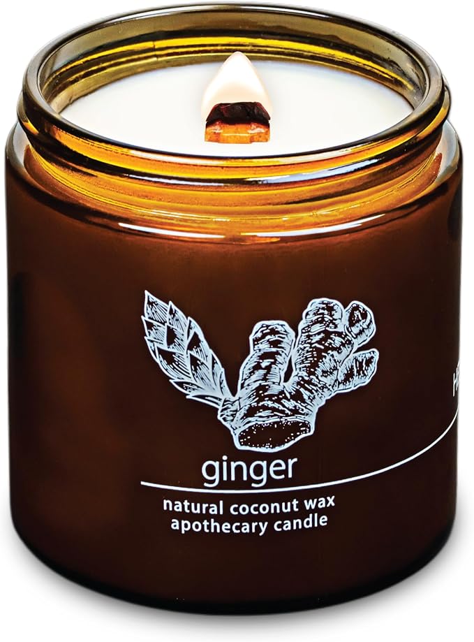 Hemlock Park Crackling Wood Wick Candle Handcrafted by HemlockPark
