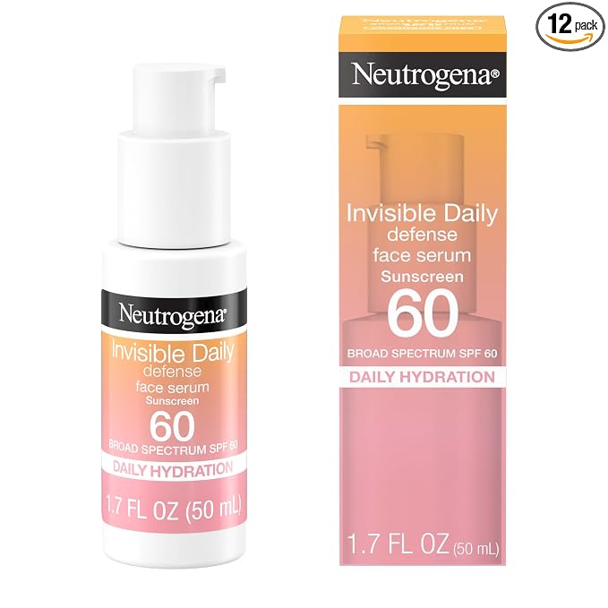 Neutrogena Invisible Daily Defense Broad Spectrum SPF 60, Antioxidants by Neutrogena