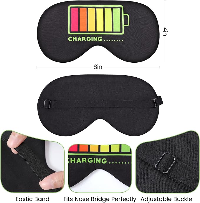 2 Pcs Sleep Eye Mask, Guys Blackout Sleeping Mask - Image 2