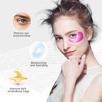 Permotary 30 Pairs Gel Collagen Eye Pads, Crystal Collagen Under Eye Mask - Image 3