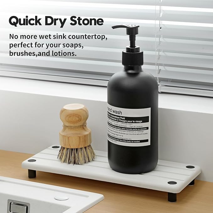 Razborci Instant Dry Sink Caddy Kitchen Sink Organizer, Quick Drying - Image 2