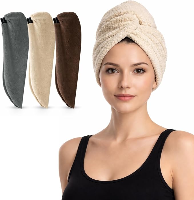 Smart Hair Towel™ – Slim Shape Microfiber Hair Wrap by SmartHairTowel
