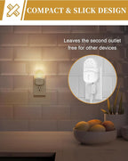 DORESshop LED Night Light, Baby Night Lights, Plug in NightLight - Image 5