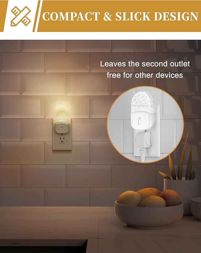 DORESshop LED Night Light, Baby Night Lights, Plug in Night Light - Image 6