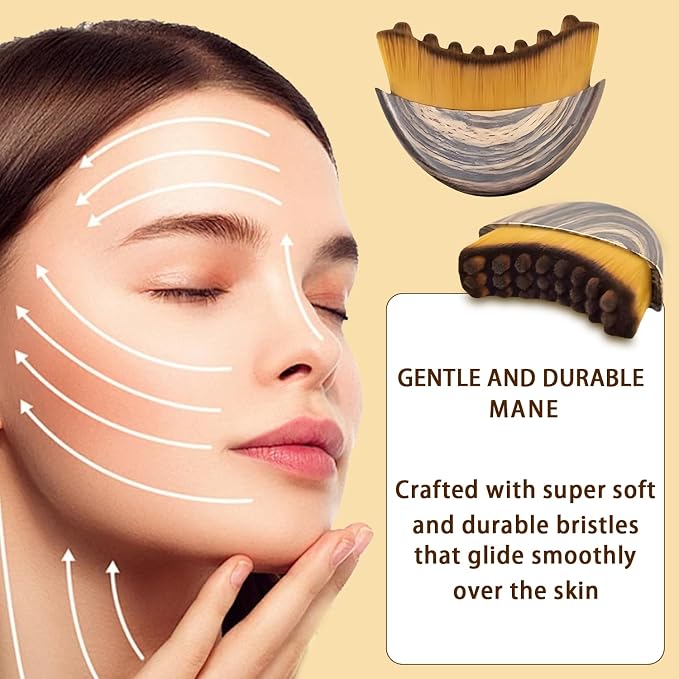 New Lymphatic Contour Face Brush, Lymphatic Drainage Massager - Image 2
