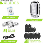 CESLIFF Dual Channel TENS EMS Unit Large Screen 24 Modes 36 Levels Intensity - Image 8