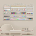 Nail Polish Rack Wall Mounted, Metal Nail Polish Storage Holder - Image 2