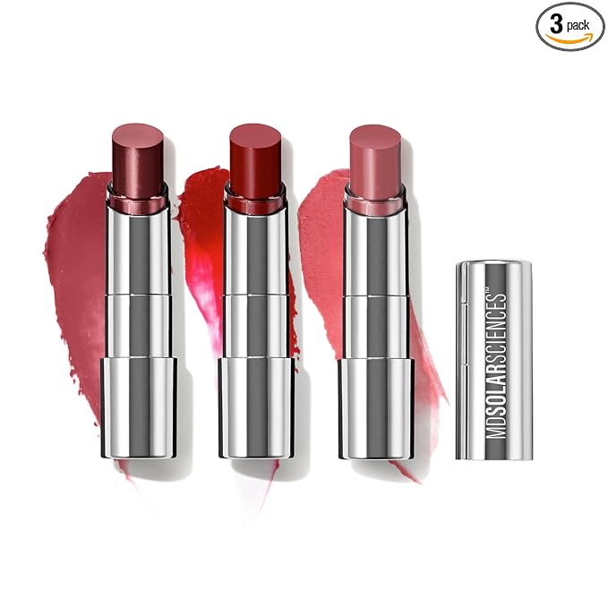 MDSolarSciences The Vivids Hydrating Sheer Lip Balm Trio SPF 30 | Tinted by MDSolarSciences