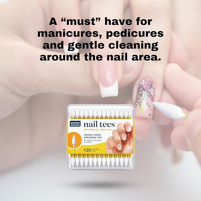 Fran Wilson NAIL TEES COTTON TIPS 120 Count - Image 6