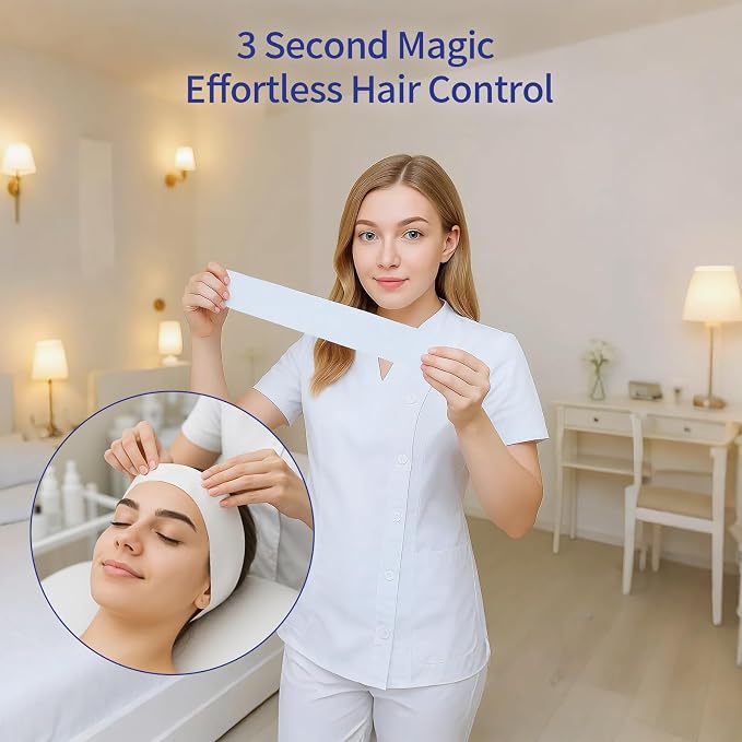 Yofuly 150PCS Disposable Facial Headbands - Image 2