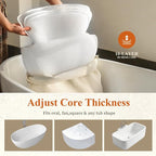 Luxury Bathtub Pillow, Gift for Mother's Day, Neck & Back Support, Quick-Drying - Image 5