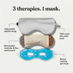 ASUTRA Silk Eye Pillow for Sleep, Weighted Eye Mask, Meditation & Light - Image 5