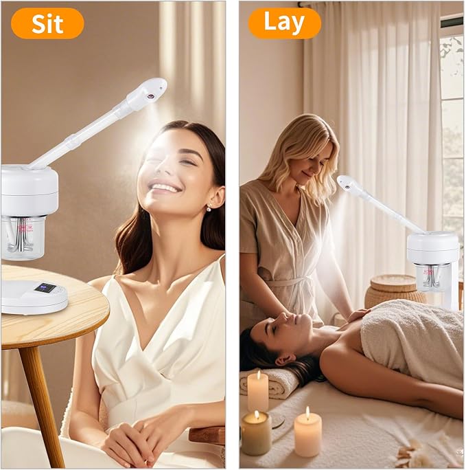 Ozone Facial Steamer, Portable Nano Ionic Face Steamer - Image 6