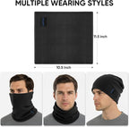 TICONN Neck Gaiter Face Cover Scarf, Neck Warmer Breathable Sun & Wind-proof - Image 2