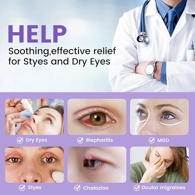 Aroma Season Heated Eye Mask, Warm Eye Compress - Image 2