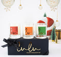 Lulu Candles | Holiday, Pineapple Evergreen, Pumpkin Chai | Luxury Scented Soy by LULUCANDLES