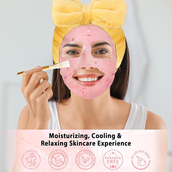 Pjordo Jelly Masks Set for Facials Professional Spa, 10 Pack Jelly Mask Powder - Image 7