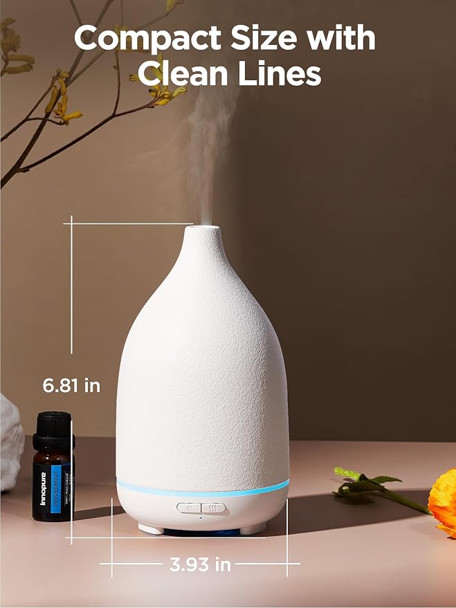 InnoGear Oil Diffuser, 150ML Ceramic Diffuser - Image 2