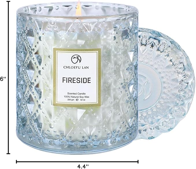 Chloefu LAN Smokey Fireside Scented Candle Gifts - Image 7