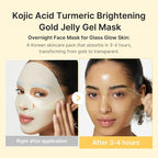 medicube Jelly Gel Mask with Brightening Kojic Acid Turmeric | Overnight Face - Image 2