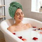 Jacquotha Cotton Hair Towel Wrap - Image 5