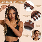ProSuites 3 Pack Wooden Scalp Massager Tool, Long Handle Head Massage Scalp Loc - Image 4