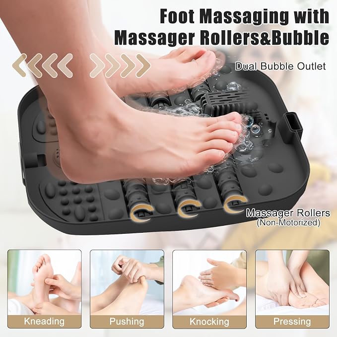 Foot Spa Bath Massager with Heat, Temperature Control, Remote Control, - Image 4