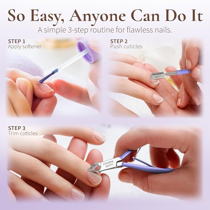 Professional Cuticle Cutter Stainless Steel Cuticle Nippers - Image 5