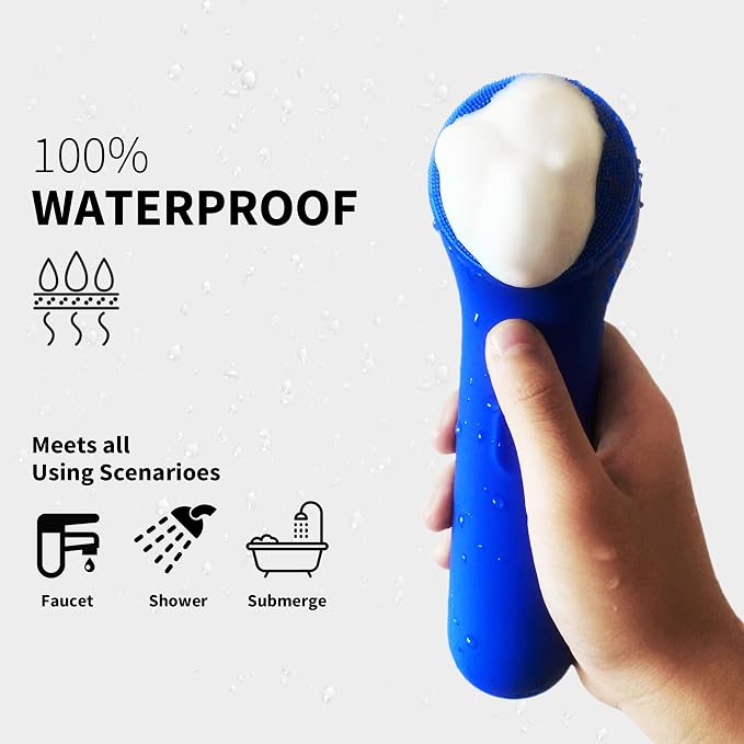 Premium Face Scrubber, Deep Pore Cleansing Brush, Waterproof & Rechargeable - Image 5