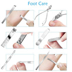 Teamkio 18pcs Manicure Set Pedicure Nail Clippers Set Travel Hygiene Kit - Image 6