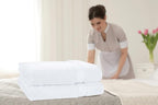 GLAMBURG 700 GSM Premium Cotton 2-Pack Oversized Extra Large Bath Sheet Set - Image 3