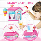 Gretex Toddler Bath Toys for 3 4 5 6 7 8 Years Old Girls, Bubble Ice Cream - Image 5
