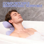 Silicone Bath Pillow, Upgraded Bath Pillows - Image 8