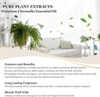 EUQEE Citronella Essential Oil, 118ml Large Gift Box Pure Citronella Oil - Image 4