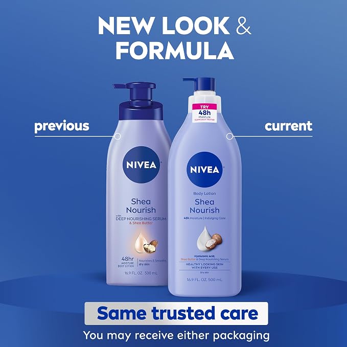 NIVEA Shea Nourish Body Lotion for Dry Skin - Image 2