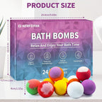 Bath Bombs for Women & Men, Basket Set for Mothers Day Gifts for Mom, Spa - Image 9