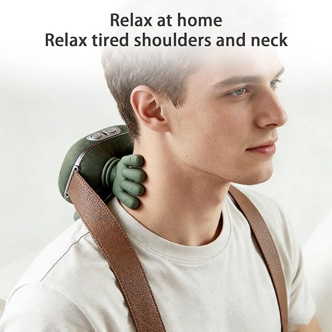 Upgraded Neck and Shoulder Massager, Professional Shiatsu Neck Massager - Image 2