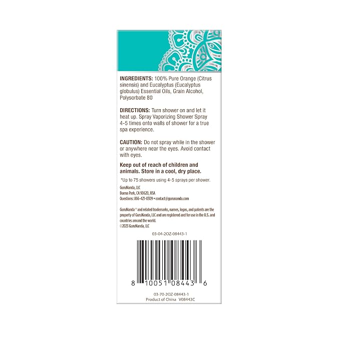 GuruNanda Uplift Vaporizing Shower Spray - Image 7
