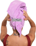 Curly Girl Microfiber Hair Towel Wrap - Image 4