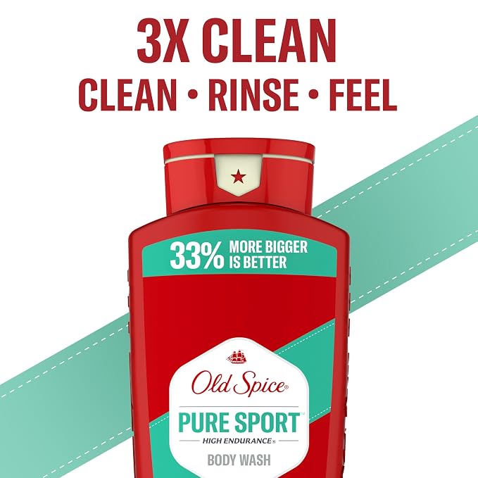 Old Spice Refreshing Body Wash for Men, High Endurance, 3X Defense, 24/7 Shower - Image 5