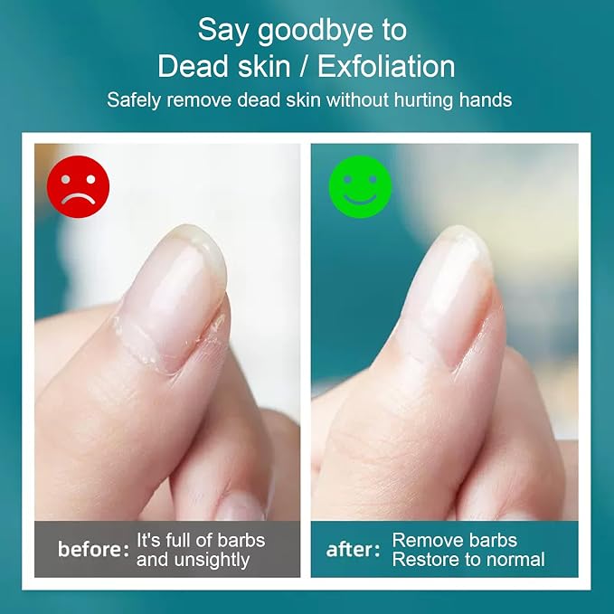 OLIREXD Professional Stainless Steel Cuticle Pusher Trimmer Remover Dead Skin - Image 2