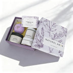 Natural Amor 5-Piece Lavender Spa Gift Set – Bath Bomb, Body Butter, Bar Soap - Image 3