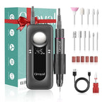 Electric Nail Drill 45000RPM Cordless Portable Rechargeable Nail Drill Kits by GroyalProfessionalNailDrill
