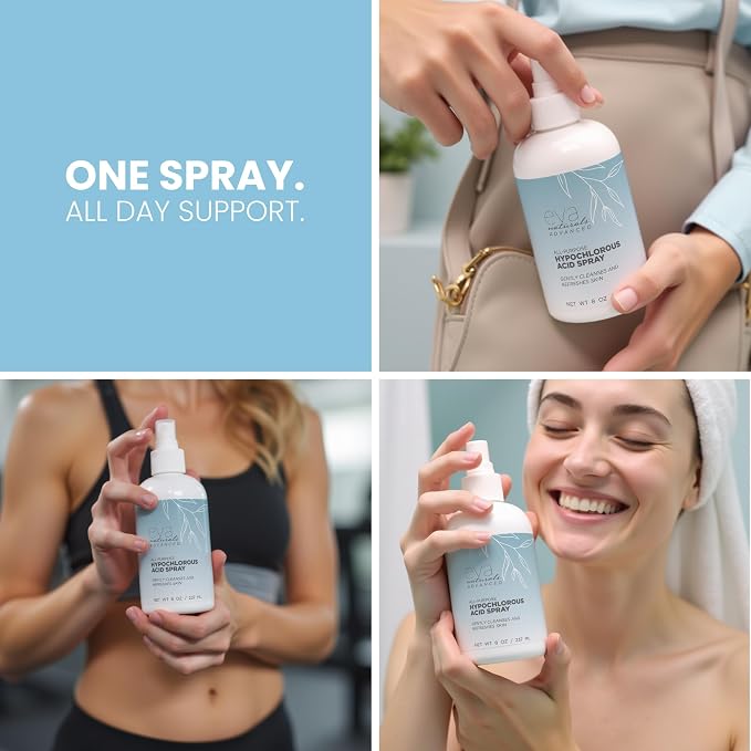 Hypochlorous Acid Spray for Face & Body, HOCl Facial Cleanser Mist - Image 4