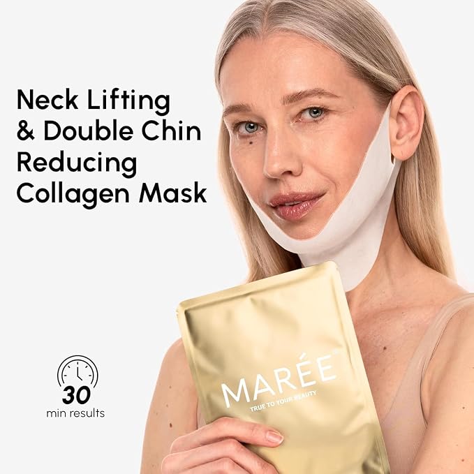 MAREE V Line Lifting Mask with 24K Gold – Deep Collagen Face Mask - Image 3
